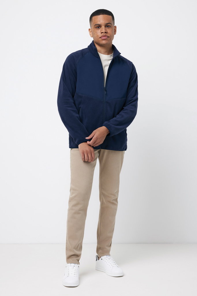iqoniq Talung Mikrofleece-Jacke aus 100% recyceltem Polyester (Unisex) mit Logo-Veredelung iqoniq Talung Mikrofleece-Jacke aus 100% recyceltem Polyester (Unisex) mit Logo-Veredelung