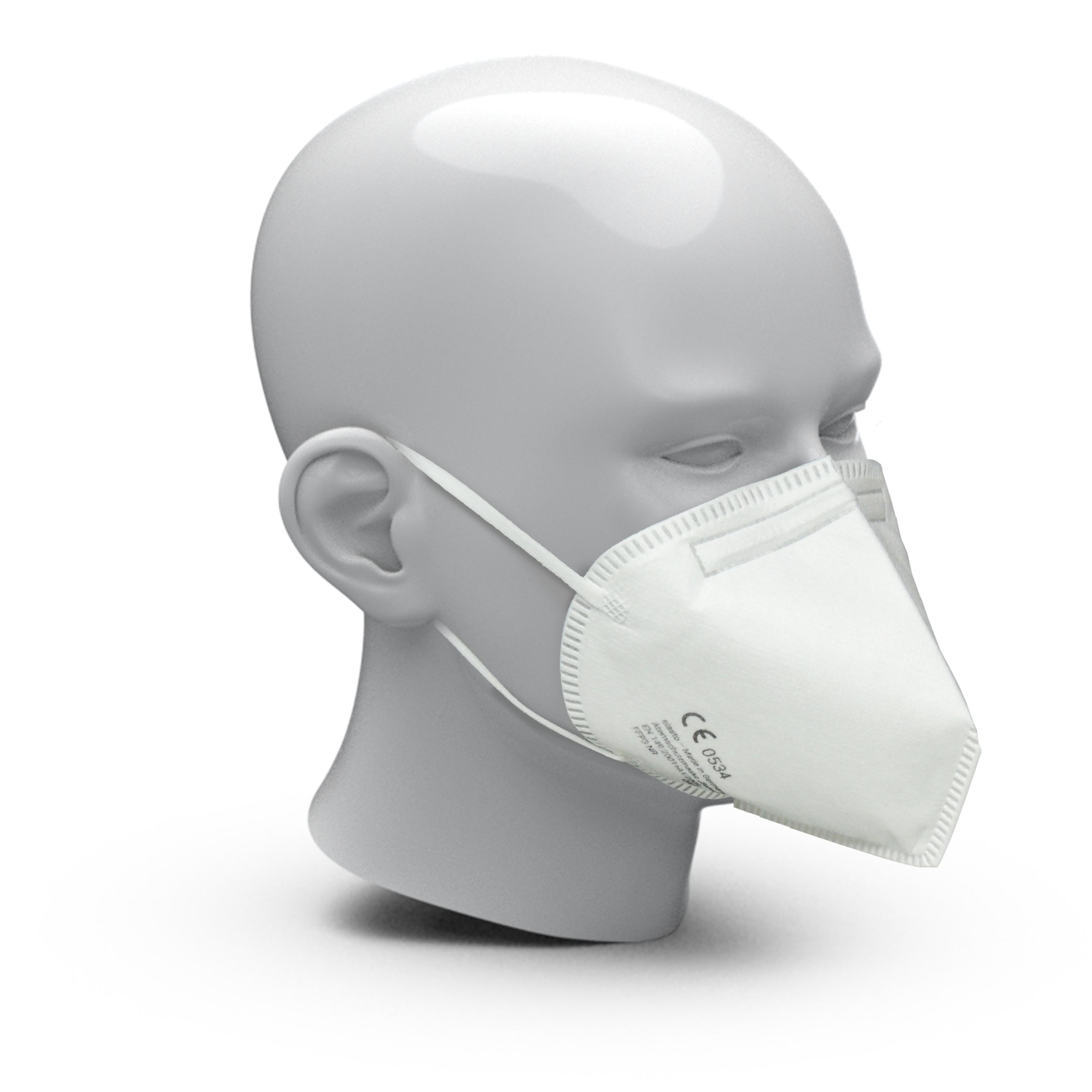 Atemschutzmaske "SafeCare" FFP3 NR, 10er Set – weiss