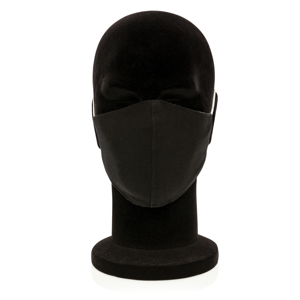 XD Collection Wiederverwendbare 2-lagige Baumwoll-Gesichtsmaske mit Logo (35,5 × 14,5 cm)