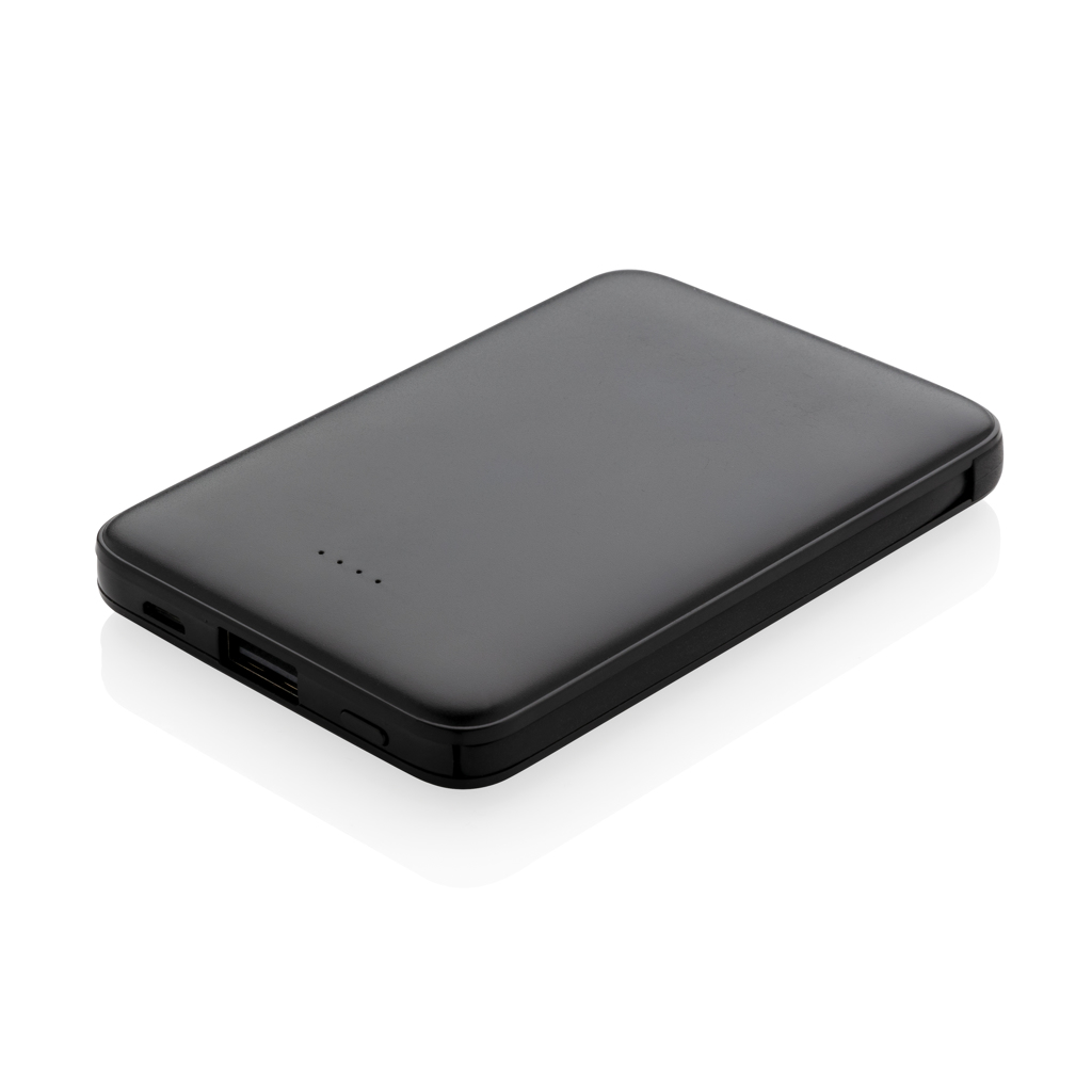 XD Collection 5.000 mAh Powerbank P322 mit 3 integrierten Kabeln – als Werbegeschenk bedruckbar