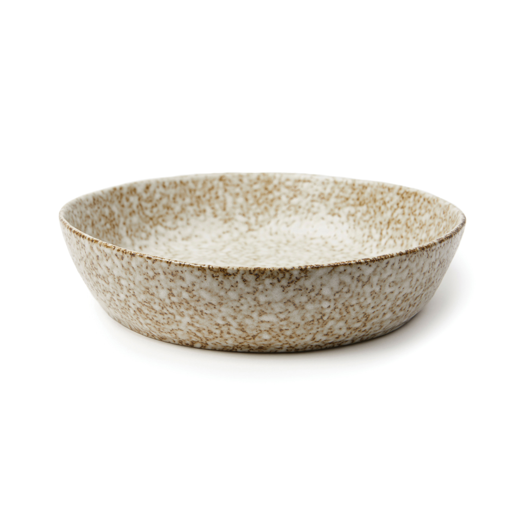 VINGA Nuvem Servierschüssel Steingut handglasiert Ø 24 cm beige VINGA Nuvem Servierschüssel Steingut handglasiert Ø 24 cm beige