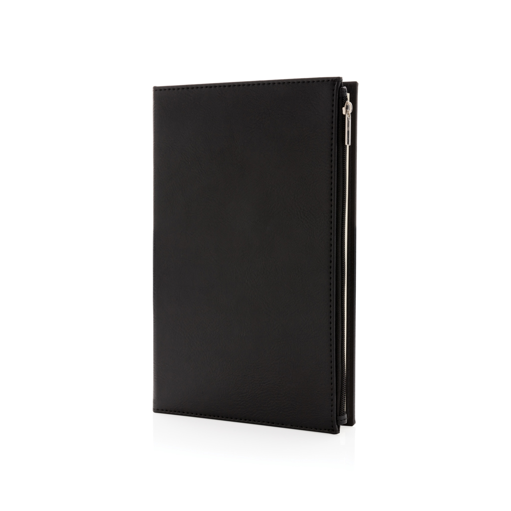 Swiss Peak A5 Notizbuch mit Zipper-Tasche, bedruckbar mit Logo