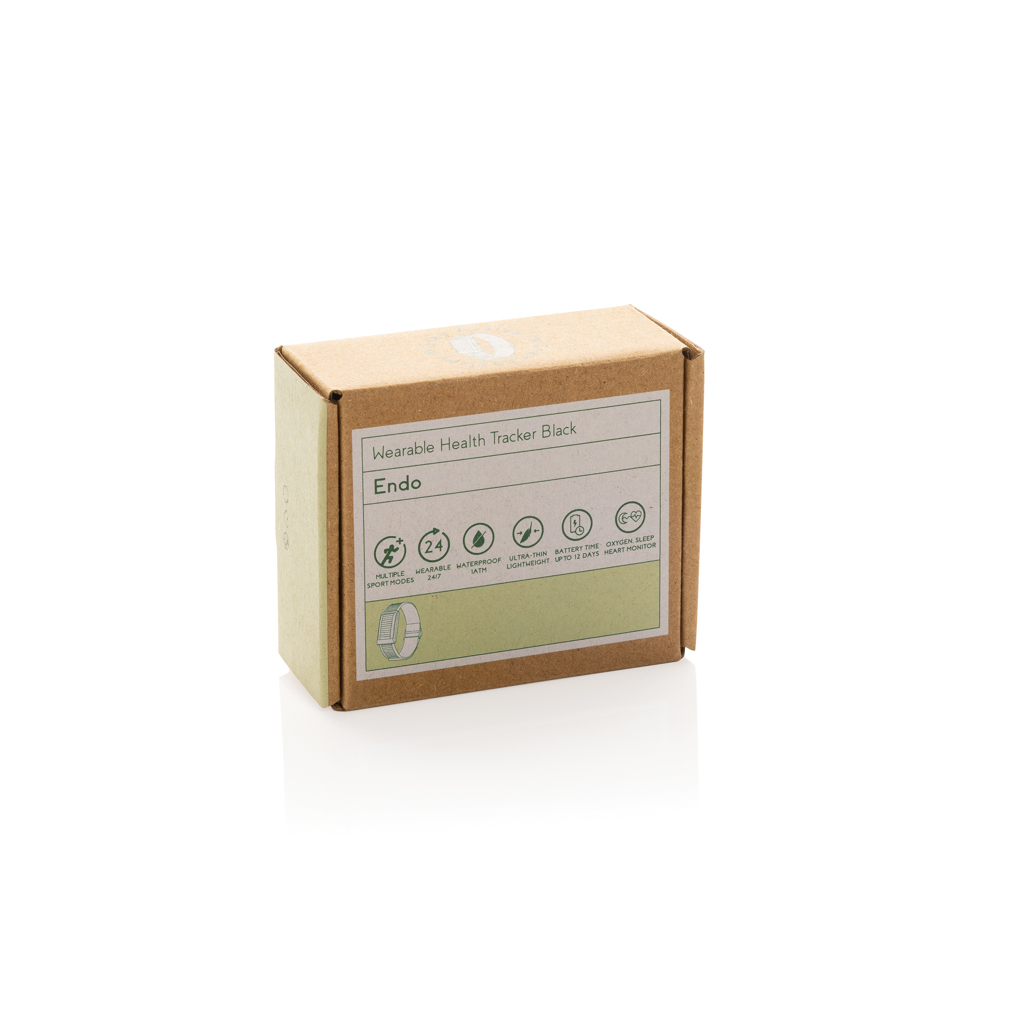 XD Collection Endo Gesundheits-Tracker mit Stoffarmband, graviert oder bedruckt