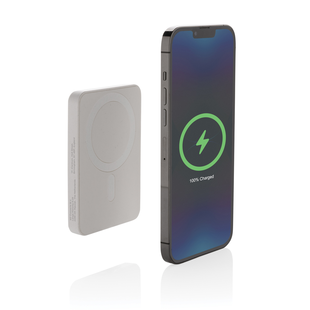 Magnetix Pocket Power 5000mAh aus recyceltem ABS – Ihr strahlendes Werbegeschenk