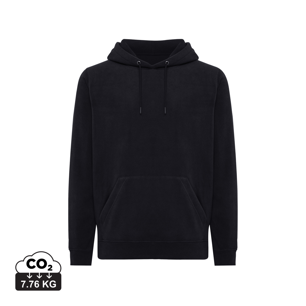 iqoniq Trivor Unisex-Mikrofleece-Hoodie aus 100% recyceltem Polyester, mit Stickerei oder Aufnäher veredelbar iqoniq Trivor Unisex-Mikrofleece-Hoodie aus 100% recyceltem Polyester, mit Stickerei oder Aufnäher veredelbar