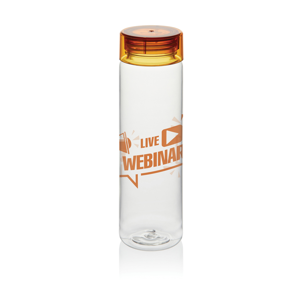 VINGA Cott RCS RPET-Wasserflasche 600 ml mit Logodruck