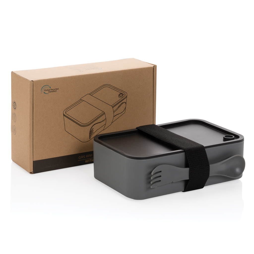XD Collection GRS RPP Lunchbox mit Göffel 1,2 L bedruckbar
