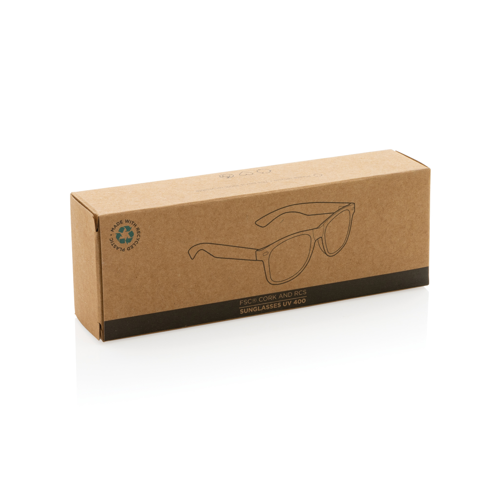 Sonnenbrille aus GRS-recyceltem PC mit FSC-Kork – XD Collection P453.88 Sonnenbrille aus GRS-recyceltem PC mit FSC-Kork – XD Collection P453.88
