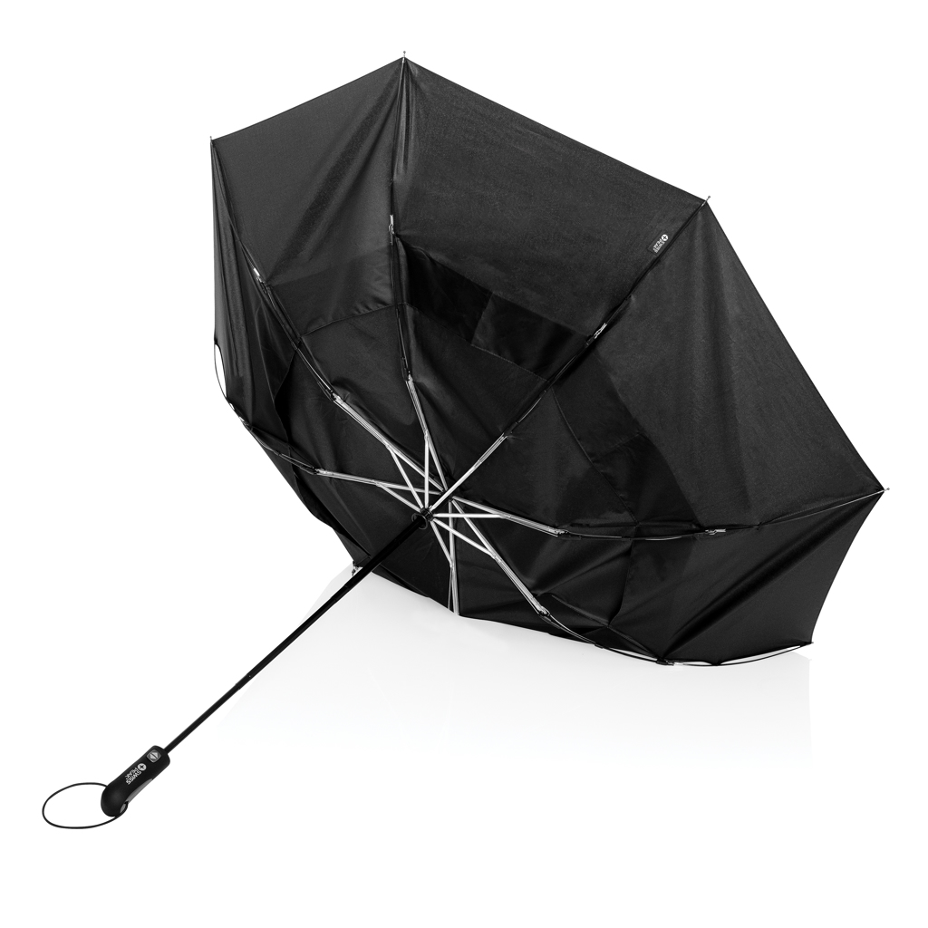 Swiss Peak AWARE Tornado 27" RPET Taschenschirm mit Logodruck Swiss Peak AWARE Tornado 27" RPET Taschenschirm mit Logodruck