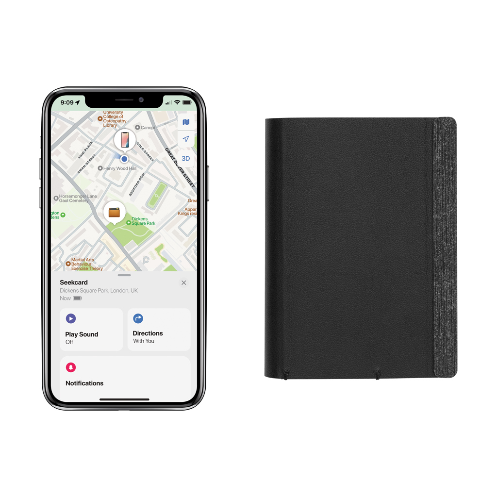Seekcard XD Collection RCS rPolyester Kartenetui mit Apple Find My Ortung Seekcard XD Collection RCS rPolyester Kartenetui mit Apple Find My Ortung