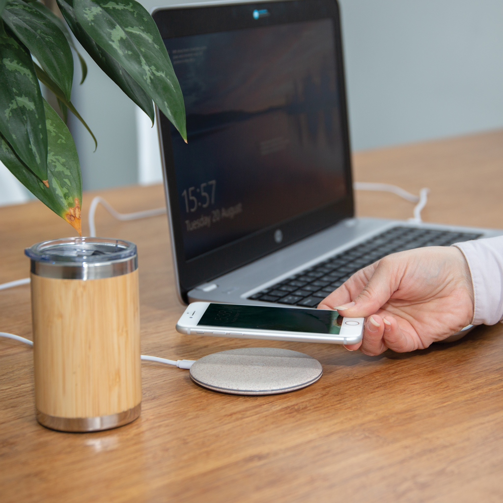 Wireless Charger Weizenstroh 5W – XD Collection Wireless Charger Weizenstroh 5W – XD Collection