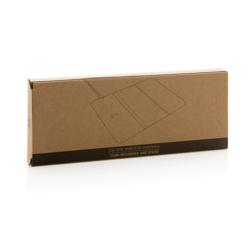 KorkPad Wireless Charger 10W – Stilvolles Werbegeschenk für Events KorkPad Wireless Charger 10W – Stilvolles Werbegeschenk für Events