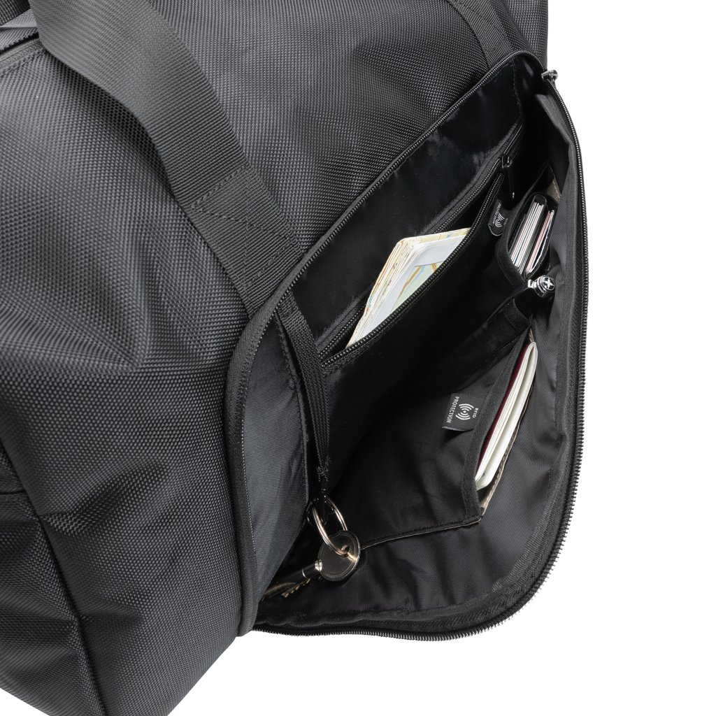 Swiss Peak Voyager Weekend Bag, grau – Stilvolles Werbegeschenk für Events Swiss Peak Voyager Weekend Bag, grau – Stilvolles Werbegeschenk für Events