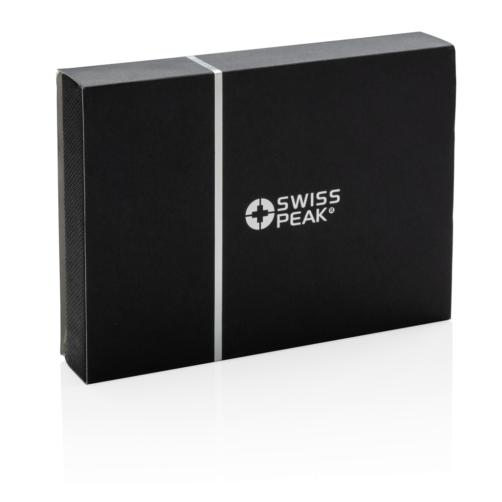 Swiss Peak RFID Ausweismappe aus PU mit Anti-Skimming-Schutz Swiss Peak RFID Ausweismappe aus PU mit Anti-Skimming-Schutz