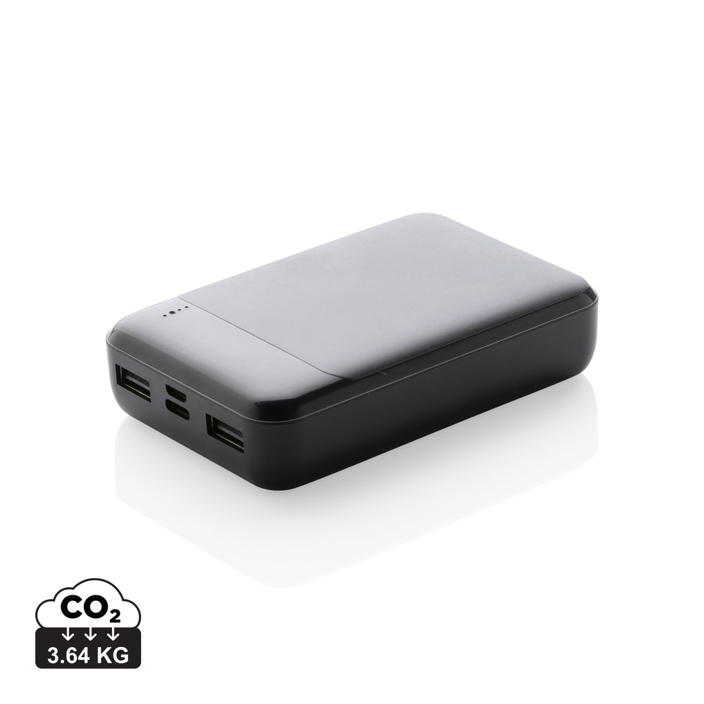 XD Collection 10.000 mAh Powerbank aus RCS-recyceltem ABS — bedruckbar