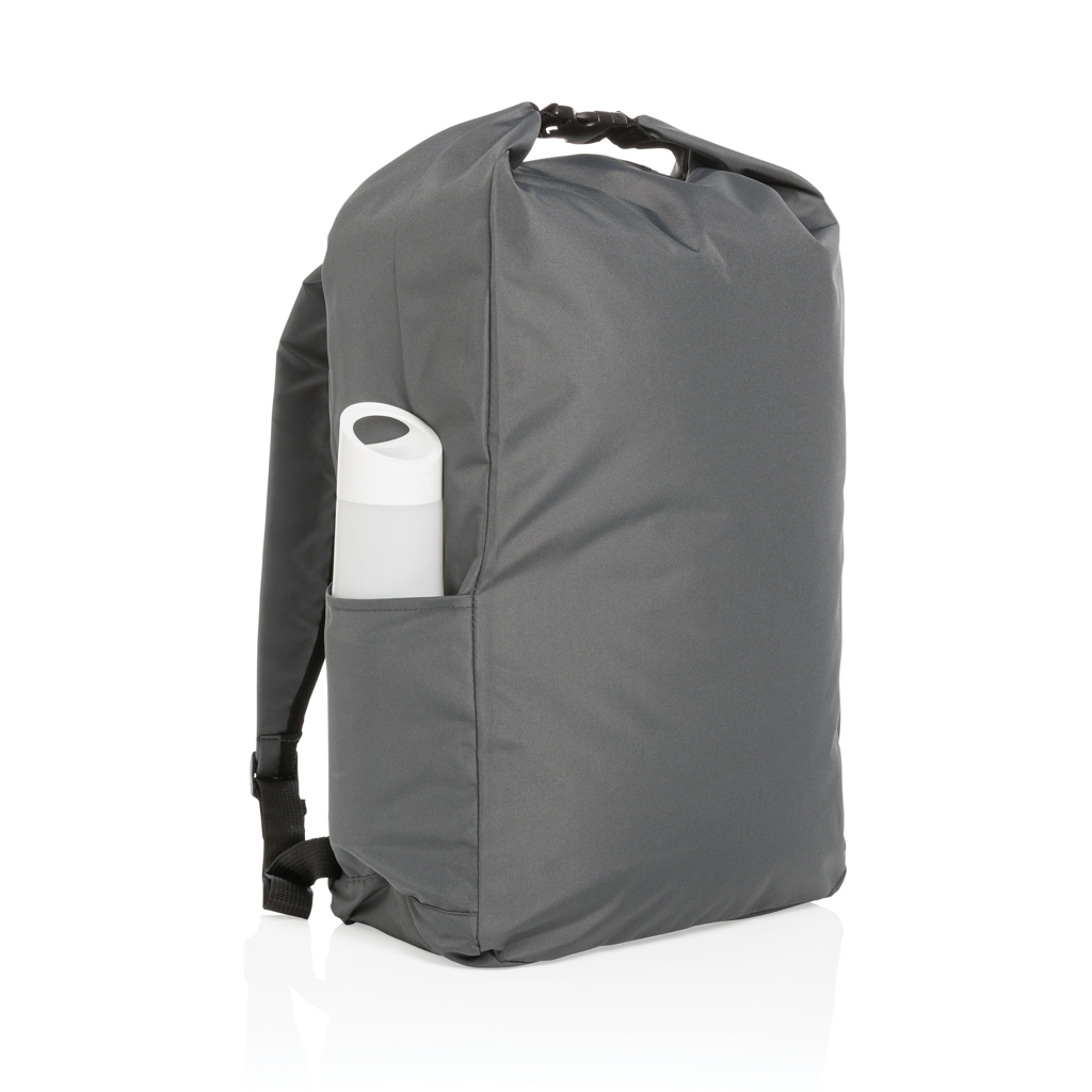 XD Collection Impact AWARE RPET Rolltop-Rucksack mit Logo bedruckbar