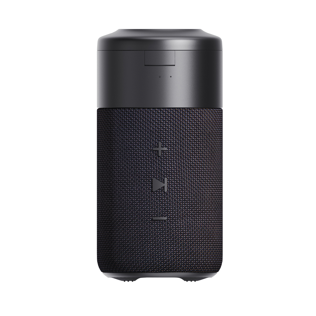 Urban Vitamin Anaheim 10W Bluetooth-Lautsprecher mit 15W-Wireless-Charger, recyceltes ABS/RPET