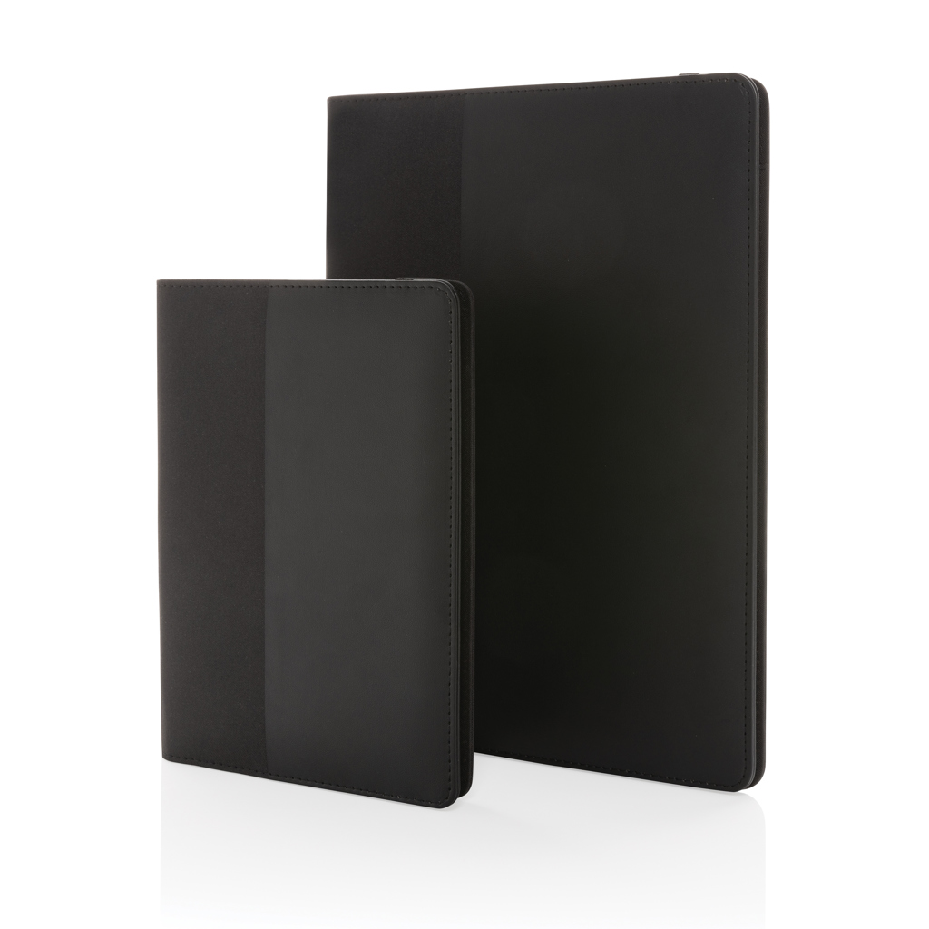 Swiss Peak Script AWARE A4-Portfolio aus recyceltem rPET mit FSC-Notizblock