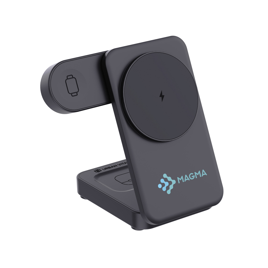 Urban Vitamin Arcadia 15W 3in1 Magnet-Charger aus RCS-rABS – bedruckbar Urban Vitamin Arcadia 15W 3in1 Magnet-Charger aus RCS-rABS – bedruckbar