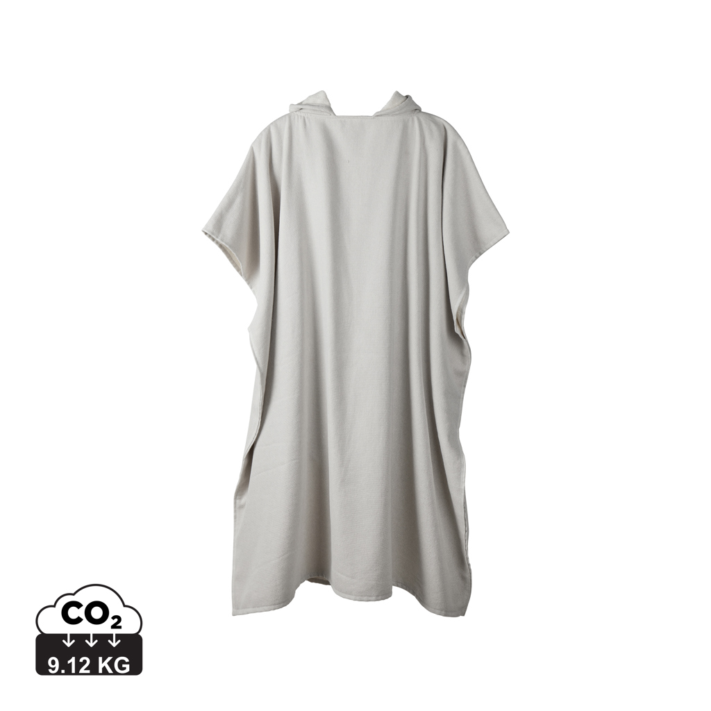 VINGA Tolo Hamam Frottee Strandponcho gelb, 100 × 95 cm, OEKO-TEX
