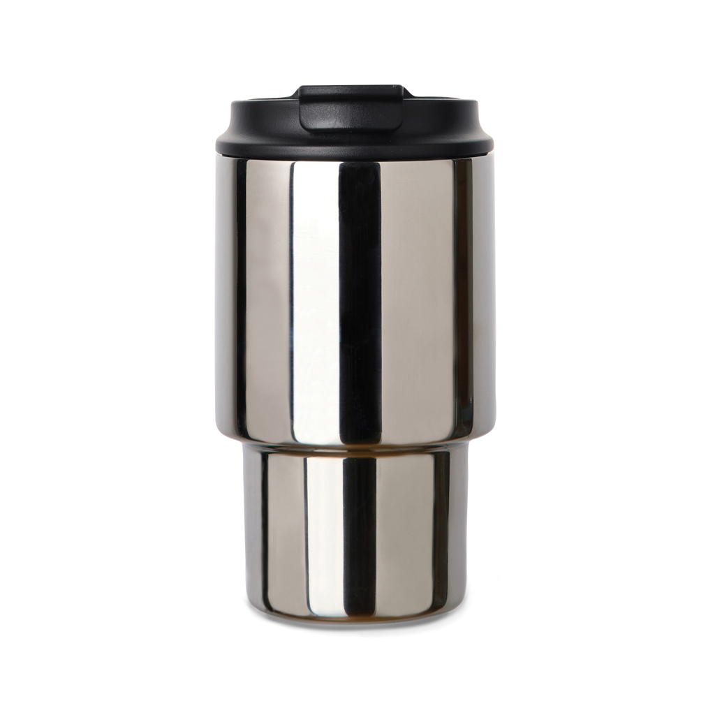 30% RCS-recycelter Edelstahl ToGo-Becher reflektierend 30% RCS-recycelter Edelstahl ToGo-Becher reflektierend