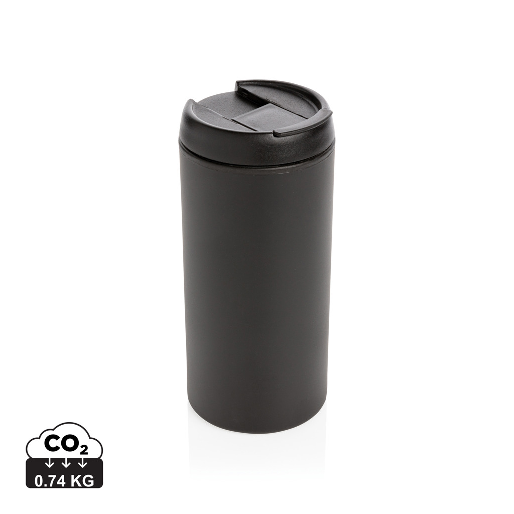 XD Xclusive Metro Becher 300 ml aus RCS-zertifiziertem Recycling-Edelstahl mit Logo-Veredelung