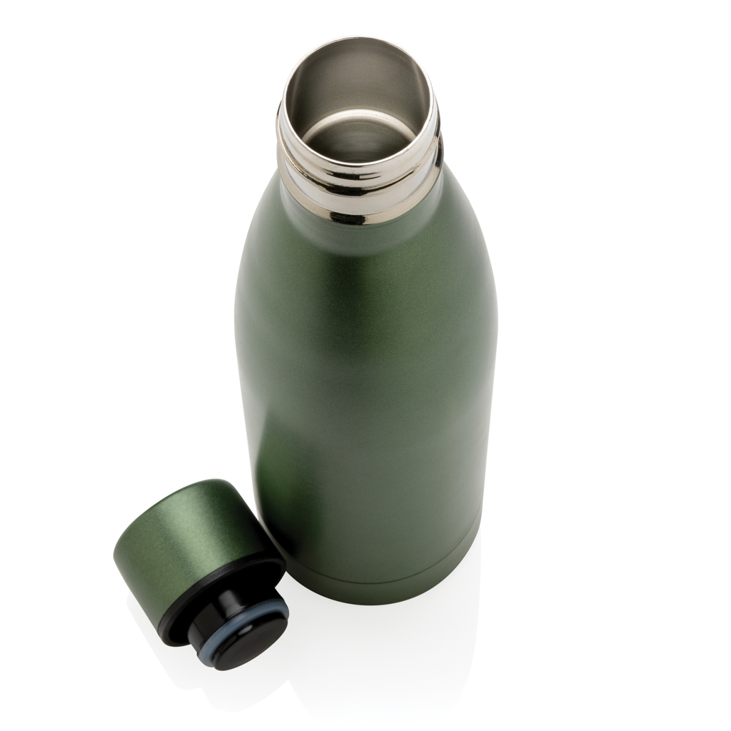 XD Collection RCS recycelte Edelstahl-Vakuumflasche 500 ml (mit Logo) XD Collection RCS recycelte Edelstahl-Vakuumflasche 500 ml (mit Logo)