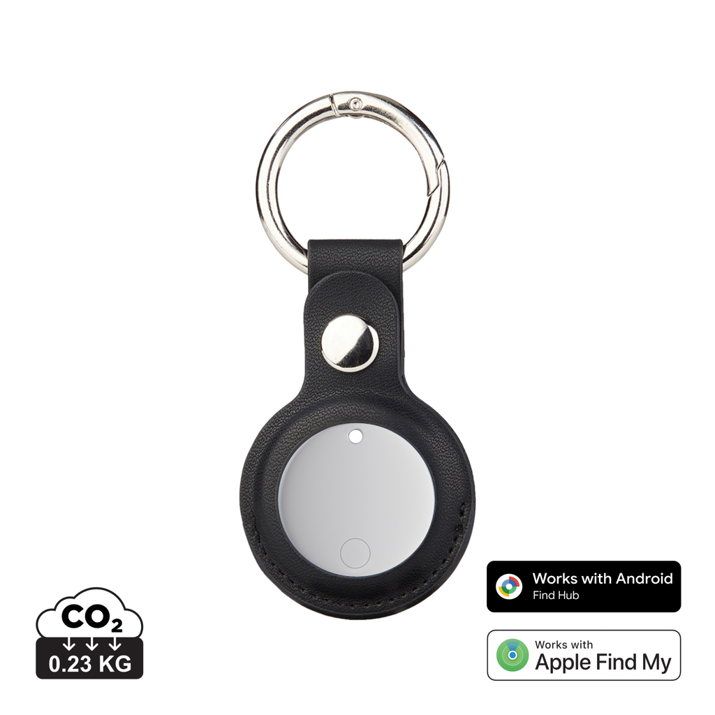 Findmate Dual Bluetooth-Tracker aus recyceltem ABS, RCS-zertifiziert, mit Logo bedruckbar