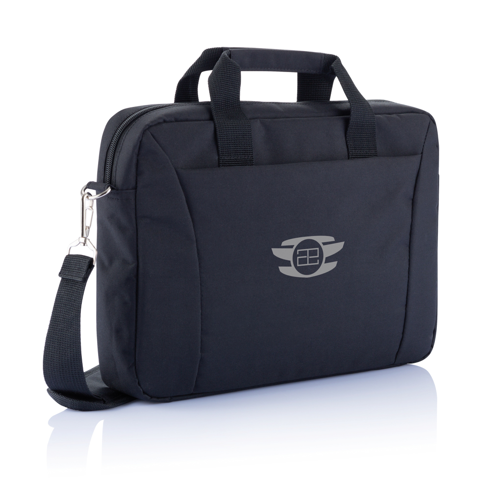 XD Collection 15,4 Zoll Messe-Laptoptasche aus 300D-Polyester, PVC-frei, bedruckbar