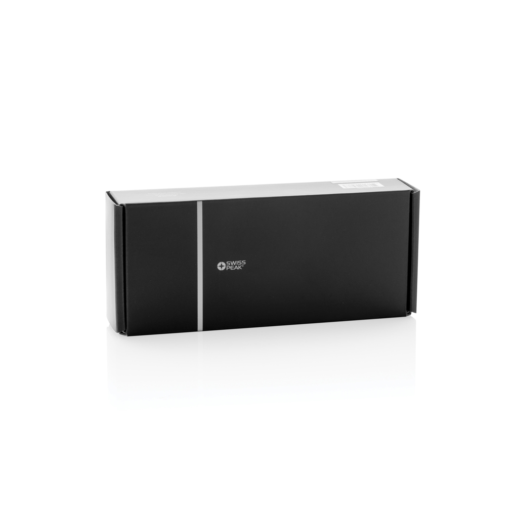 Swiss Peak 5-in-1-Kofferwaage mit Powerbank und Taschenlampe, bedruckbar