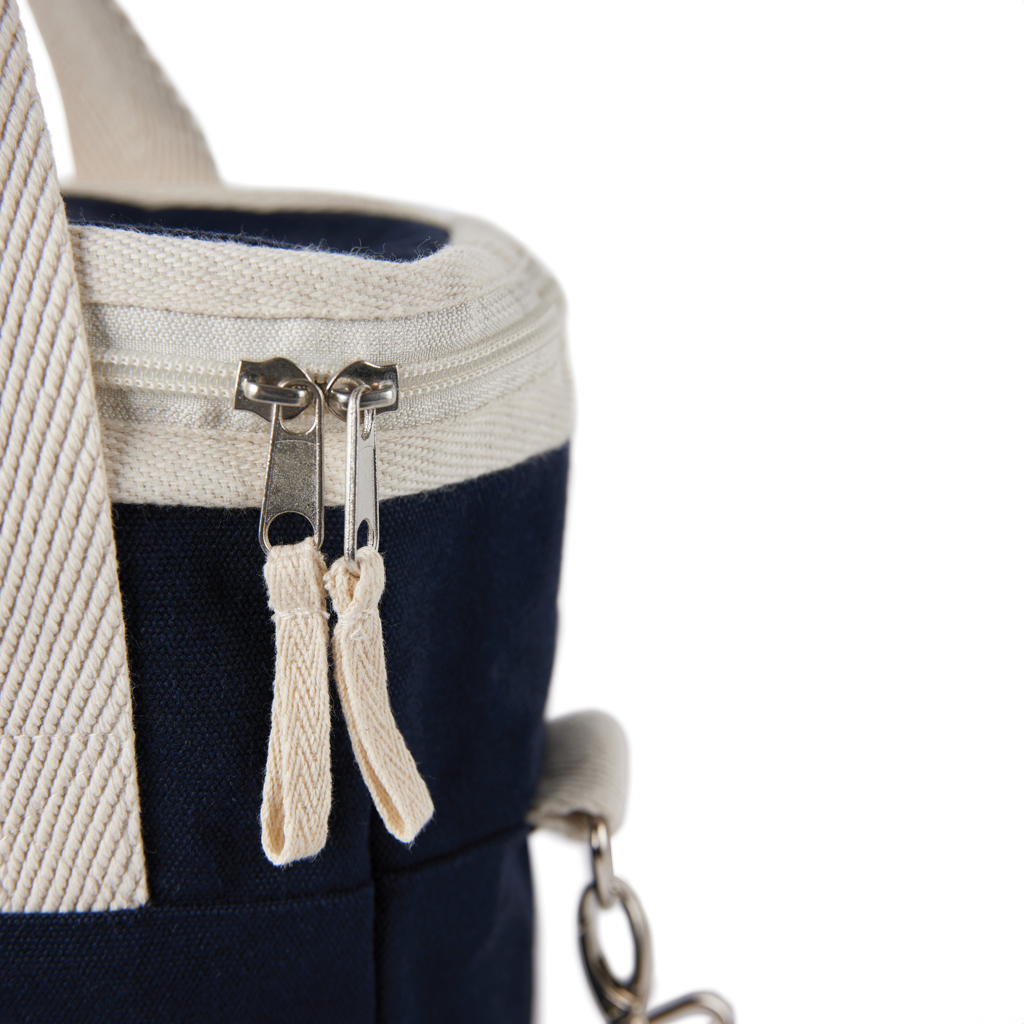 VINGA Volonne AWARE Kühltasche aus recyceltem Canvas mit Logo-Veredelung