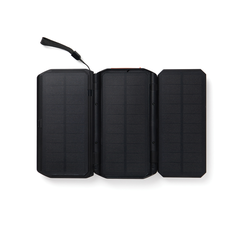 Nordic Drift Titan Solar-Powerbank 10.000 mAh mit 3 Faltpanels, bedruckbar Nordic Drift Titan Solar-Powerbank 10.000 mAh mit 3 Faltpanels, bedruckbar