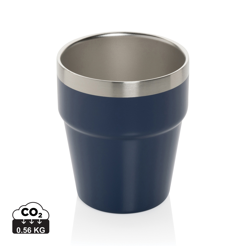 Clark Doppelwandige RCS Kaffeetasse 300 ml aus recyceltem Edelstahl Clark Doppelwandige RCS Kaffeetasse 300 ml aus recyceltem Edelstahl