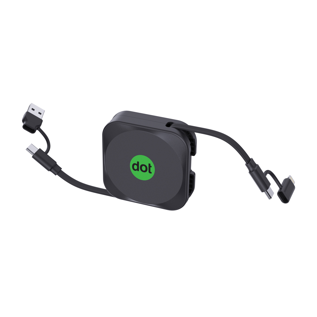 RCS-zertifizierter 100W USB-C Ladehalter, recycelt schwarz RCS-zertifizierter 100W USB-C Ladehalter, recycelt schwarz
