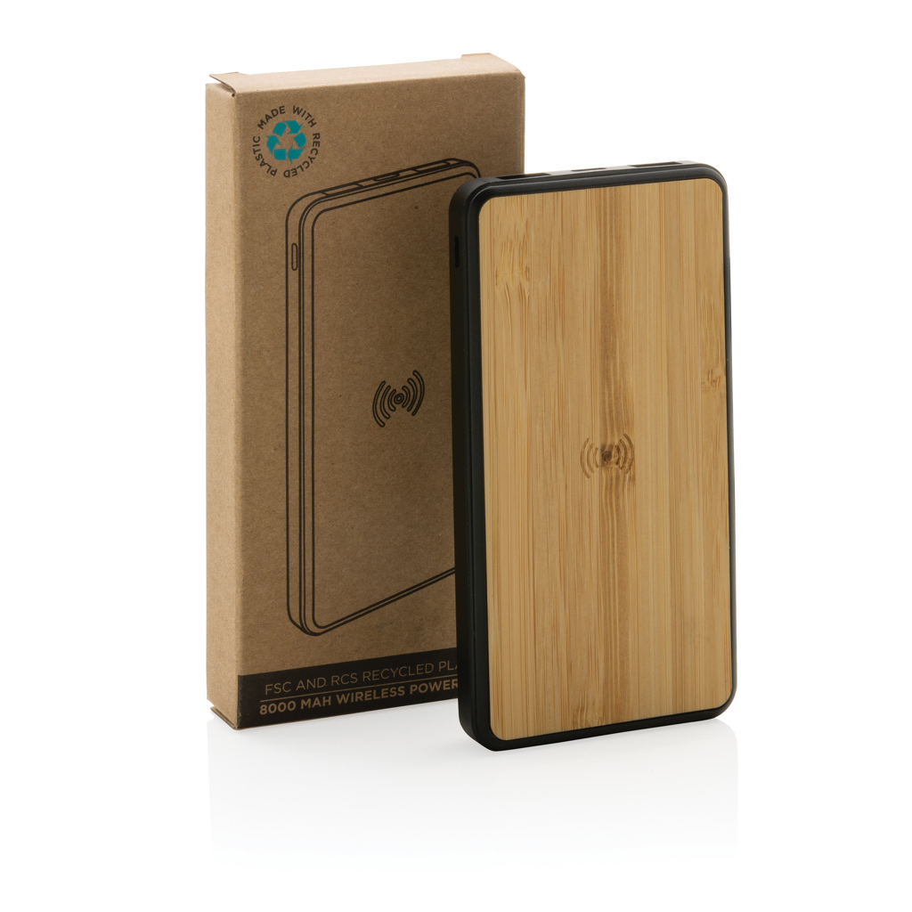 BambooTouch RCS Powerbank 8000mAh - Edles Werbegeschenk mit Logo