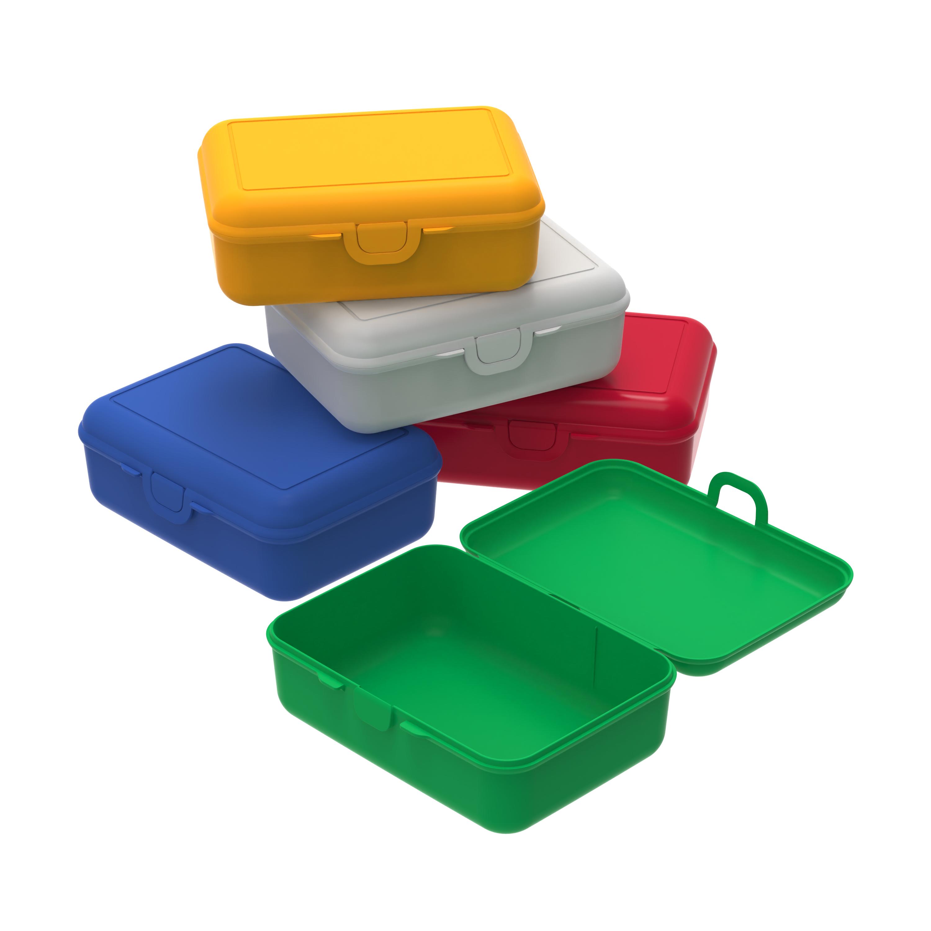 Vorratsdose "School-Box" deluxe, mit Trennschale – DET4 Vorratsdose "School-Box" deluxe, mit Trennschale