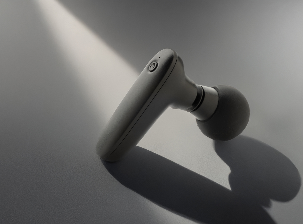 Revix Massage-Gun aus recyceltem ABS – mit Logo bedruckbar