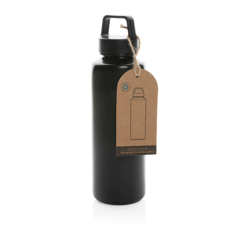 XD Collection Wasserflasche mit Henkel 500 ml aus 97 % RCS-rPP XD Collection Wasserflasche mit Henkel 500 ml aus 97 % RCS-rPP