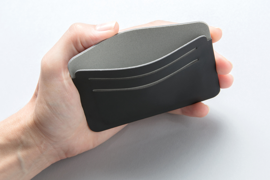 XD Xclusive Quebec RFID Kartenhalter aus PU, schwarz – mit Logo veredelbar