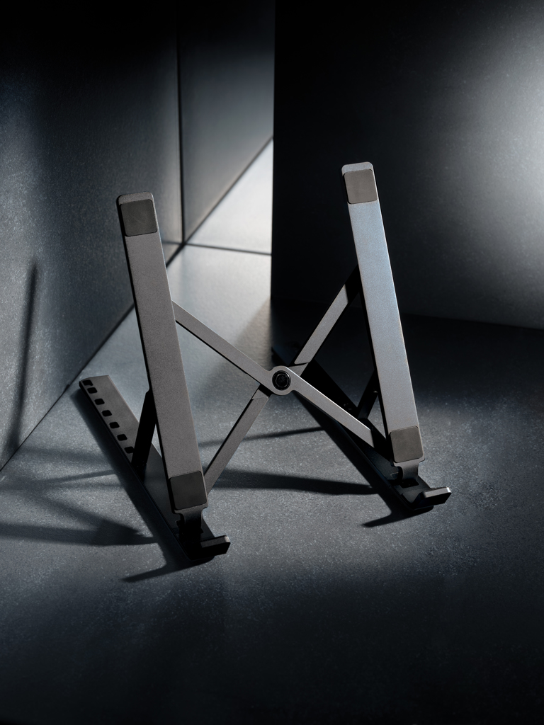 Terra RCS Aluminium-Stand, faltbar & ergonomisch – Ideal für Events mit Logo