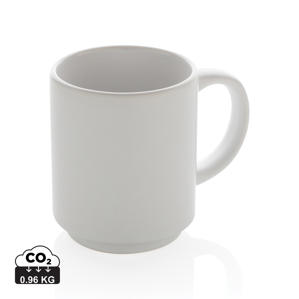 Keramik-Stapeltasse 180ml, spülmaschinenfest – weiß