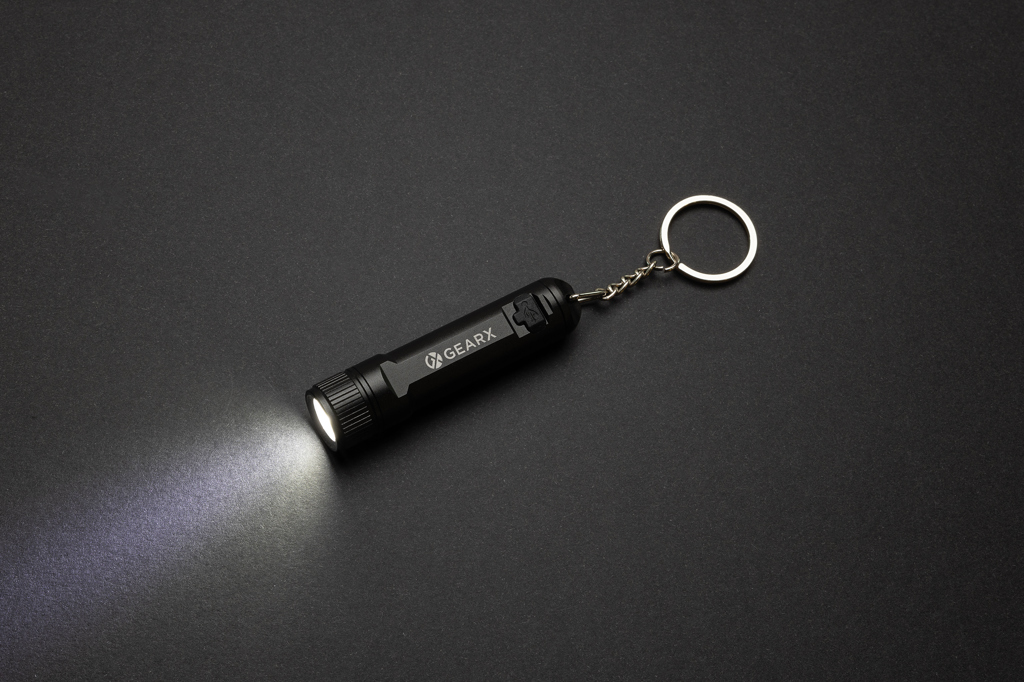 Gear X Key-Chain Taschenlampe 120 Lumen aus recyceltem Aluminium