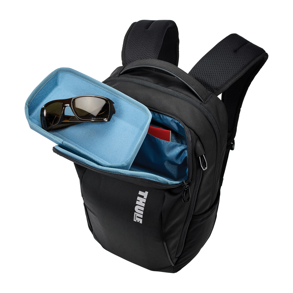 Thule Accent Laptop-Rucksack 23 L aus recyceltem PET mit Logo