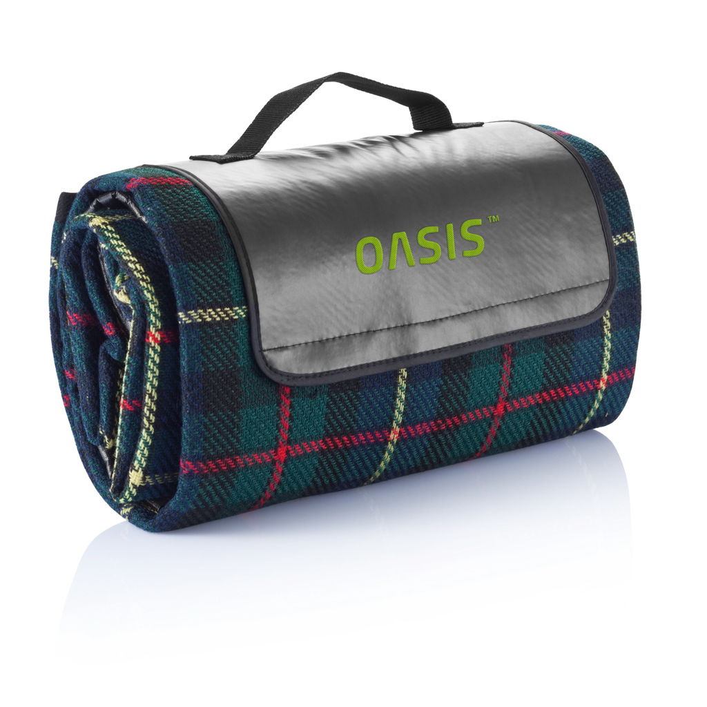 Picknickdecke Pro 130x145 wasserdicht PVC-Boden schwarz Picknickdecke Pro 130x145 wasserdicht PVC-Boden schwarz