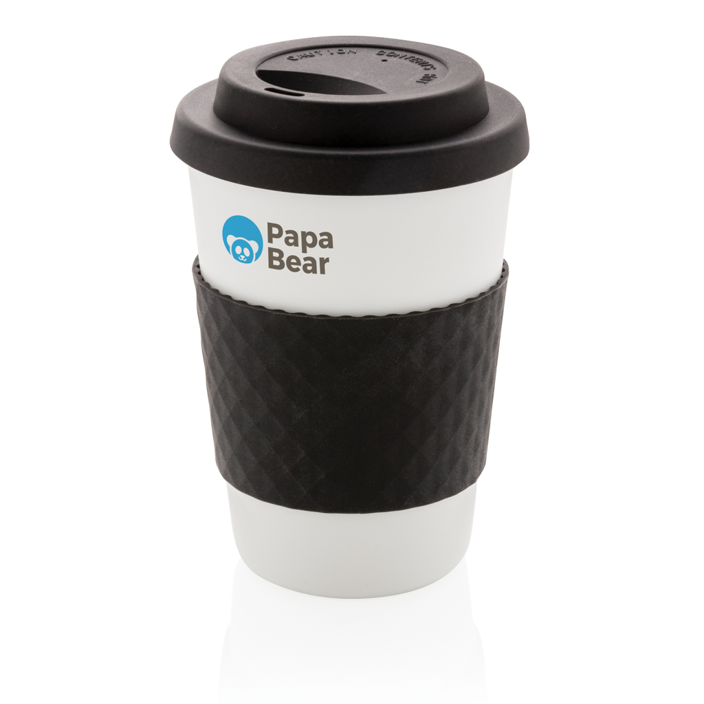 Wiederverwendbarer Kaffeebecher 270 ml mit Silikondeckel — XD Collection