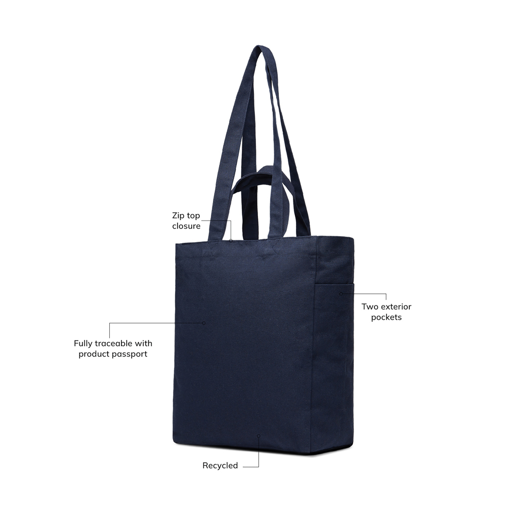 VINGA Hilo AWARE Reißverschlusstasche aus recyceltem Canvas VINGA Hilo AWARE Reißverschlusstasche aus recyceltem Canvas