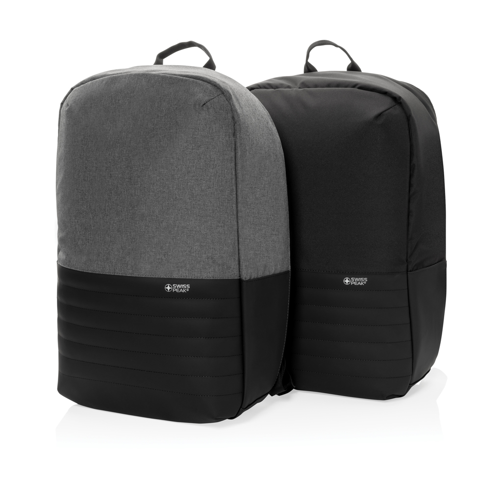 Swiss Peak AWARE Anti-Theft Laptop-Rucksack 15,6 Zoll aus rPET