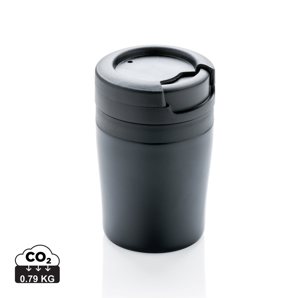 XD Xclusive Coffee-to-go-Becher 160 ml, doppelwandig, Edelstahl mit PP-Innenwand