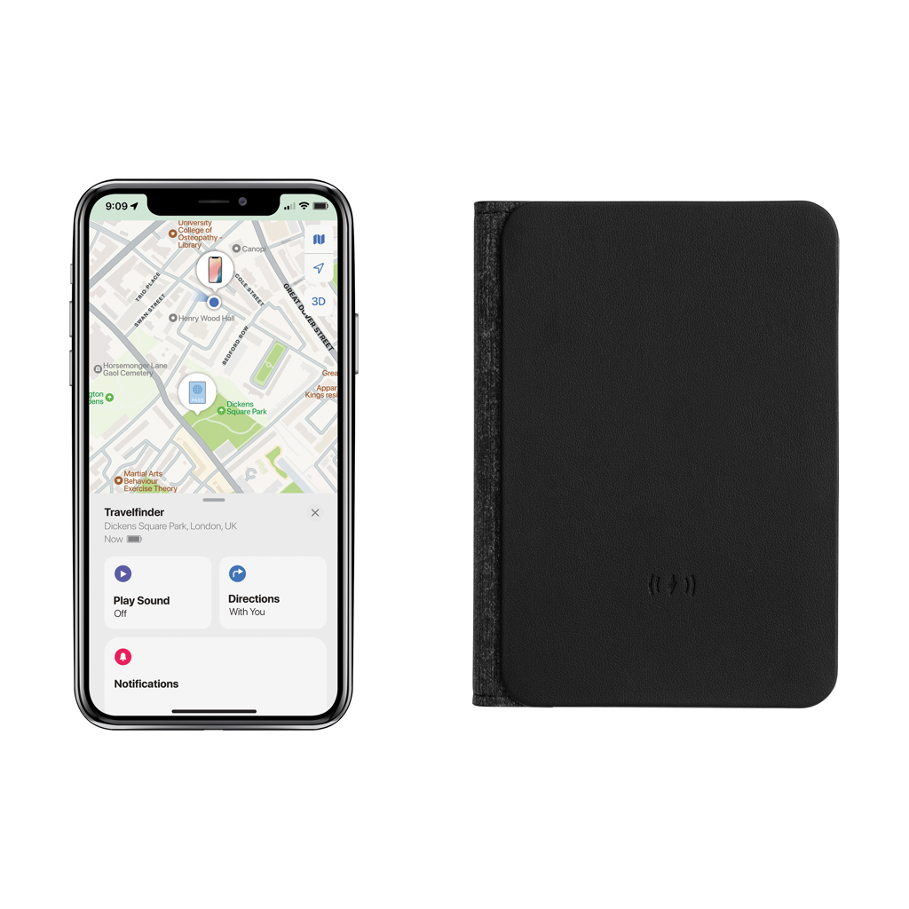 XD Collection Travelfinder Reisepass-Tasche mit Apple FindMy Tracker