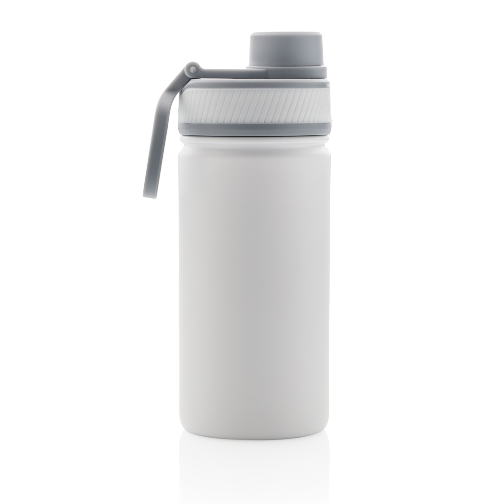 Edelstahl Vakuum-Trinkflasche 550 ml 5h kalt/15h warm weiß